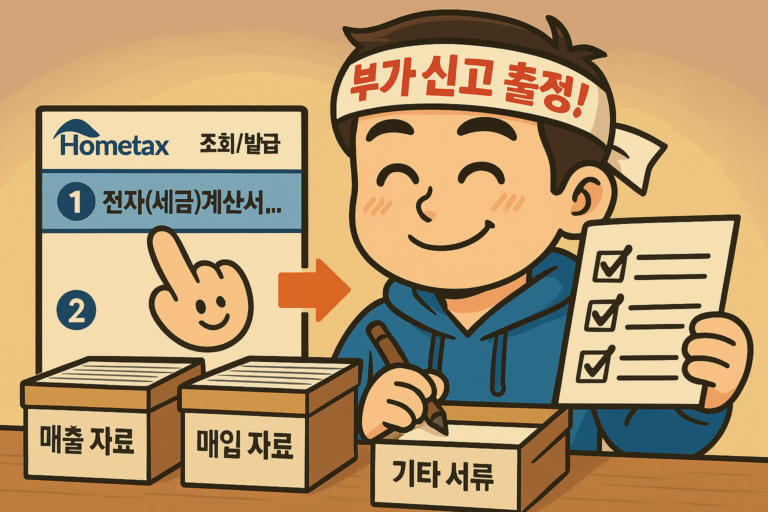 [13편] 부가세 신고 전 최종 점검! (필수 준비 서류 체크리스트)