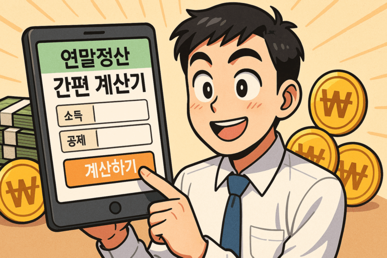 연말정산 간편 계산기
